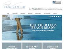 Tablet Screenshot of fairfaxveincenter.com
